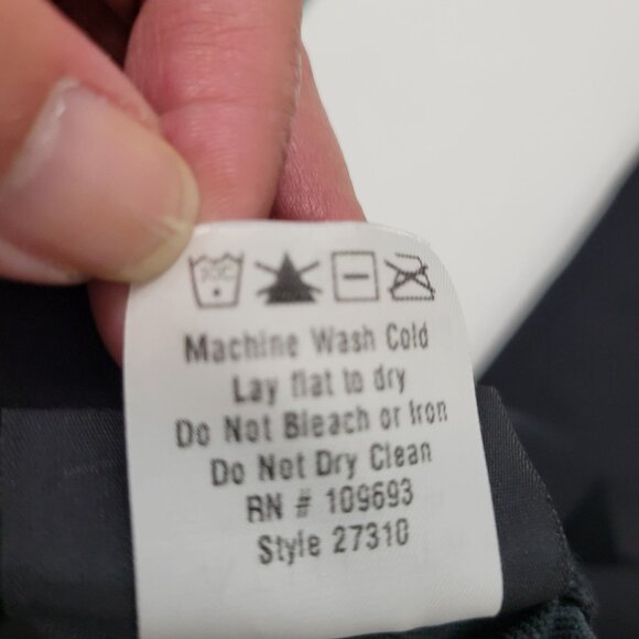 Athleta Size S Straight Leg Yoga Black 27310 side zip pocket - Picture 8 of 10